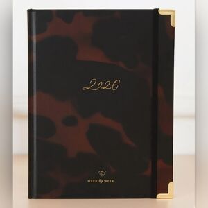 ❤️BUY 2 GET 1 FREE 2026 Tortoise Weekly Planner, Retail $39.95 USD